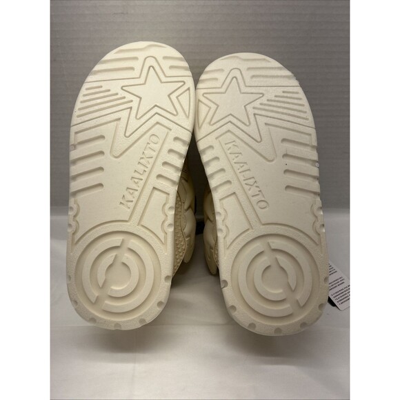 Kaalixto Cream Bread Platform Sneaker Shoe Retro 80's Size 9.5 Womens New In Box - Picture 11 of 15